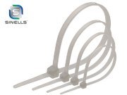Стяжка кабельная нейлоновая 100мм*2.5мм, белая (упаковка 100 шт) SINELLS SNL-CC-125