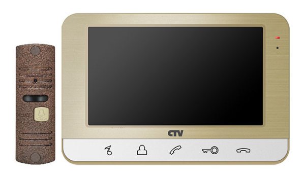 Комплект цветного видеодомофона CTV-DP701