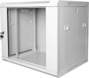 Шкаф 19 12U 600х350х635 мм настенный стеклянная дверь серый GYDERS GDR-126035G