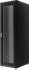 Шкаф 19 напольный 37U GYDERS GDR-376080BP 600х800х1863 мм, черный, перфорированные двери