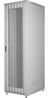 Шкаф 19 напольный 42U GYDERS GDR-426080GP 600х800х2085 мм, серый, перфорированные двери