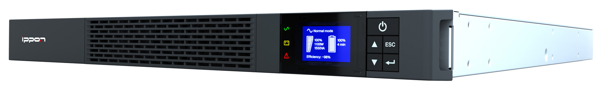 IPPON Smart Winner II 1550 1U, 1100Вт 1550ВА черный, источник бесперебойного питания
