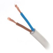 ШВВП 2х0.5 кабель плоский (2х0.5 мм) (1 метр) 