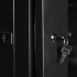 Шкаф монтажный настенный 19 18U GYDERS GDR-186045B, 600х450х903 мм, стеклянная дверь,черный