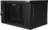 Шкаф настенный для сервера 19" 18U, 600х600х903 мм, стеклянная дверь, черный GYDERS GDR-186060B