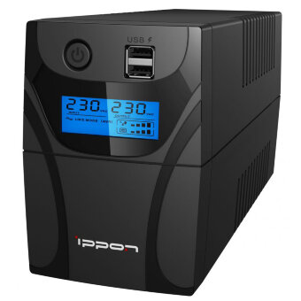IPPON Back Power Pro II Euro 650, 360Вт 650ВА черный, источник бесперебойного питания