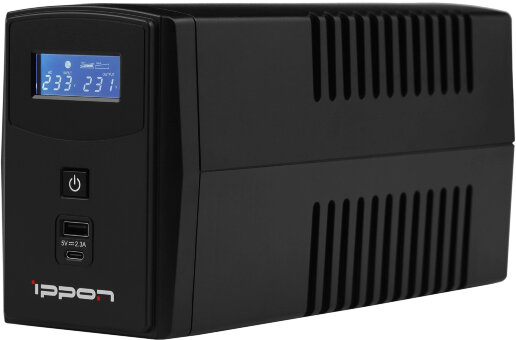 IPPON Back Power Pro II Euro 850, 480Вт 850ВА черный, источник бесперебойного питания