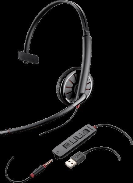 Plantronics BlackWire C3151-M - гарнитура USB/jack 35 MS Lync PL-C315.1-M
